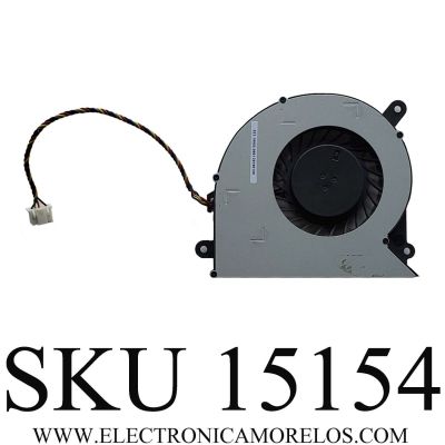 VENTILADOR DELL / NÚMERO DE PARTE EFB0121S1-C010-S9A / DC12V - 7.26W / 023.10055.000120160129 / MODELO UP3017Q	